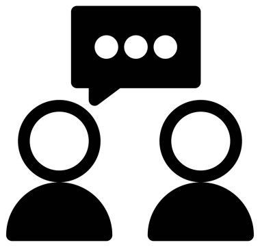 insanlar ve sosyal ağ vektör simgesi