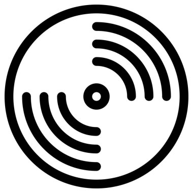 Basit ve minimalist uygulama kullanıcı arayüzü vektör simgesi