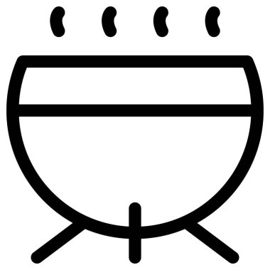 Bilim ve teknoloji çizgi vektör simgesi.