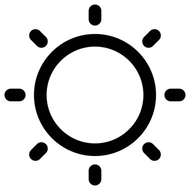 Beyazın üzerine basit ve minimalist parti vektör simgesi