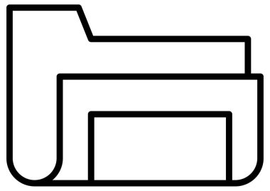 dosya dizin vektör simgesi