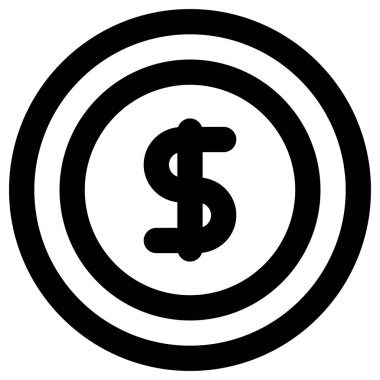 Beyazın üzerine basit ve minimalist parti vektör simgesi