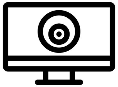 Beyaz üzerine ev vektörü simgesinden basit ve minimalist çalışma