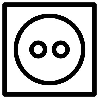 bir gülümseme simgesi, vektör illüstrasyonu