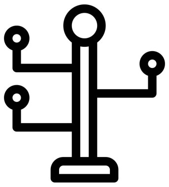 Mobilya simgesinin vektör illüstrasyonu