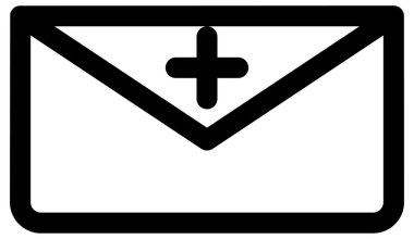 Beyaz arkaplanda bir harf olan siyah etiket