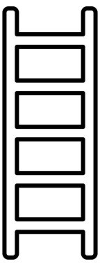 Mobilya simgesinin vektör illüstrasyonu