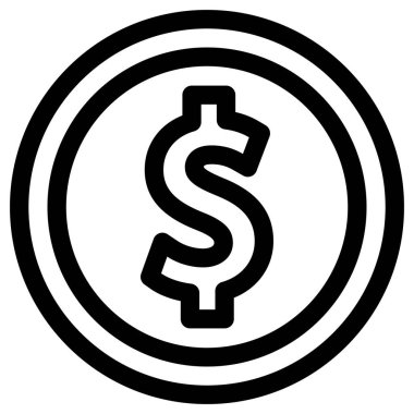 Dolar ve para vektör simgesi