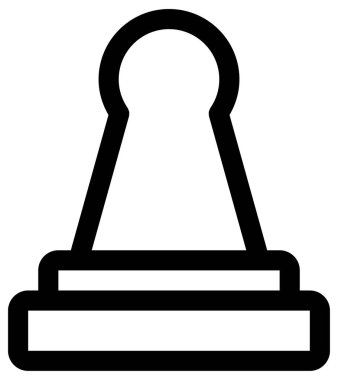 Otel ve inşaat hattı vektör simgesi.