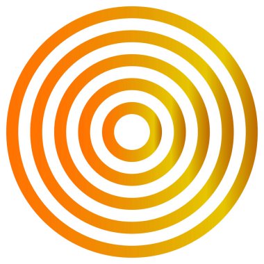 Beyaz üzerine basit ve minimalist ofis gradyan vektör simgesi