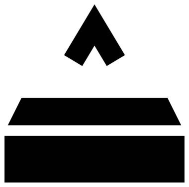 Basit ve minimalist uygulama kullanıcı arayüzü vektör simgesi