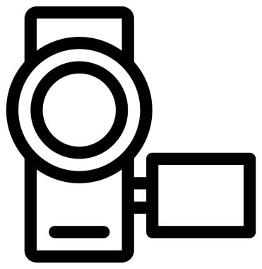 Beyazın üzerine basit ve minimalist parti vektör simgesi