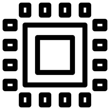 Siyah ve beyaz simgesinin vektör çizimi