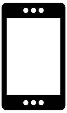 Basit ve minimalist alışveriş vektörü simgesi