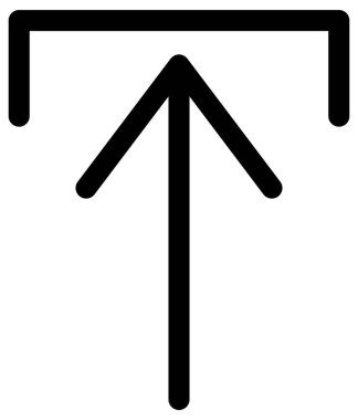 Yönlendirme simgesi. biçim düz grafik sembolüdür.