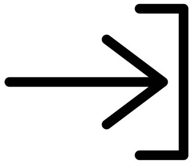 ok yukarı simgesi, vektör illüstrasyonu