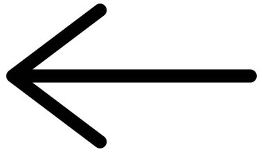 Ok simgesi. Vektör çizim biçimi düz ikonik semboldür