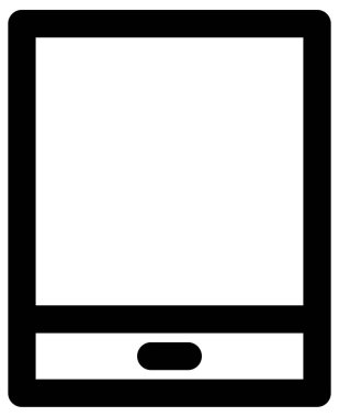 Basit ve minimalist finansman beyaz üzerine cesur vektör simgesi