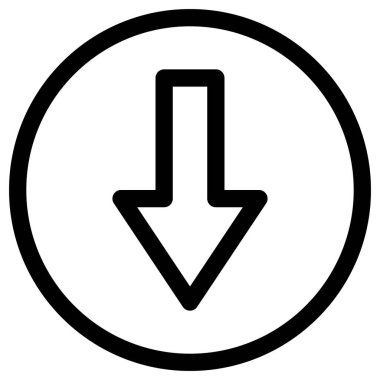 Okun vektör simgesini indir. biçim iki renkli düz semboldür