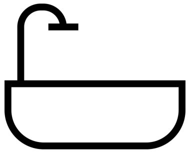 Mobilya simgesinin vektör illüstrasyonu