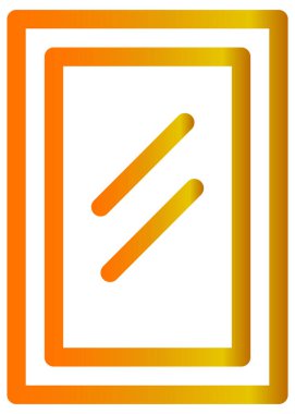 Mobilya simgesinin vektör illüstrasyonu