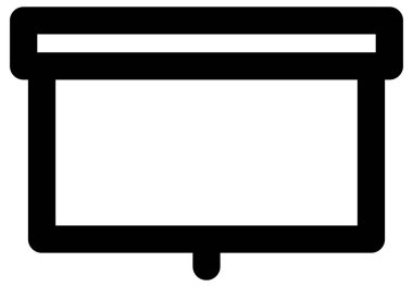 mobilya kabartma vektör simgesi