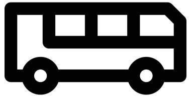 Beyazın üzerinde basit ve minimalist kamp vektör simgesi 