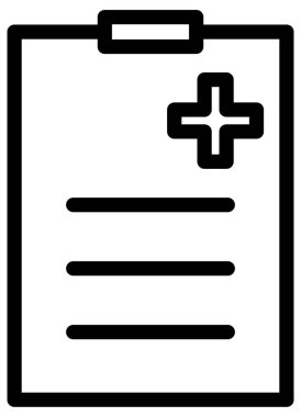 tıbbi ve sağlık düz vektör simgesi