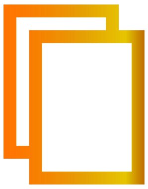 Tasarımınız için bir çerçevenin vektör illüstrasyonu