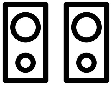 Mobilya simgesinin vektör illüstrasyonu