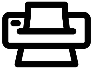 Basit ve minimalist finansman beyaz üzerine cesur vektör simgesi