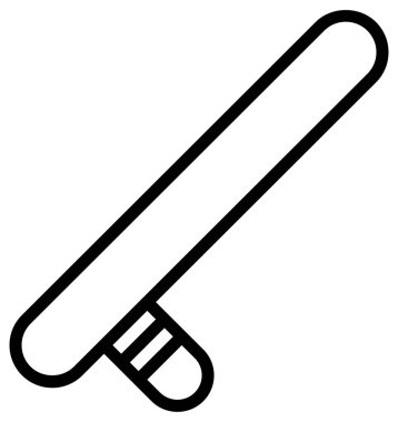 protesto simgesi, satır vektör illüstrasyonu 