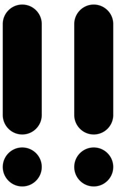 siyah ve beyaz vektör simgesi. biçim düz grafik sembolüdür