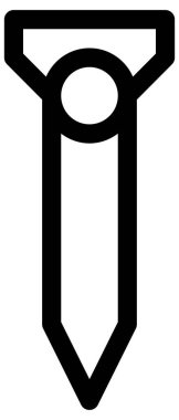 Bir restoranın bayrağının vektör çizgisi simgesi