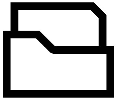 Beyaz arkaplanda basit ve minimalist kutlama vektörü simgesi