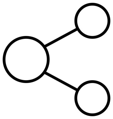 Basit ve minimalist uygulama kullanıcı arayüzü vektör simgesi