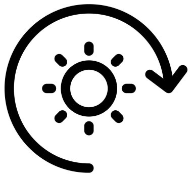 Beyaz üzerine basit ve minimalist ekoloji vektör simgesi