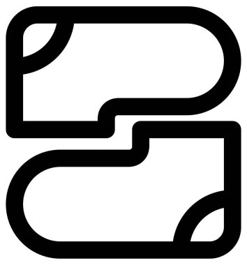 Basit ve minimalist alışveriş vektörü simgesi