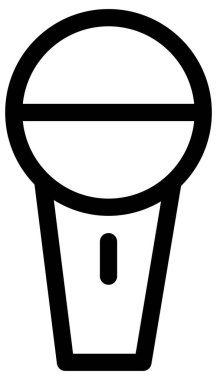 Basit ve minimalist ortam vektör simgesi