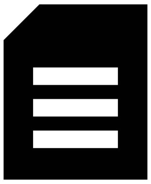 Basit ve minimalist uygulama kullanıcı arayüzü vektör simgesi