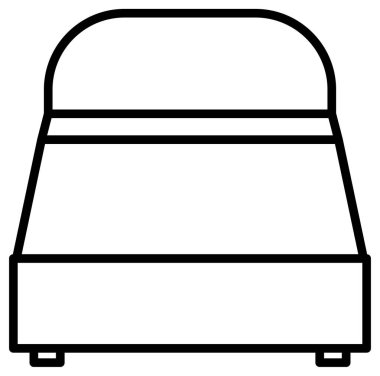 Mobilya simgesinin vektör illüstrasyonu