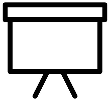 sunum tahtası vektör simgesi