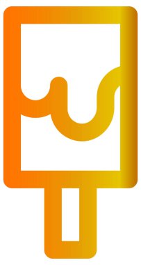 Beyaz üzerine basit ve minimalist parti gradyan vektör simgesi