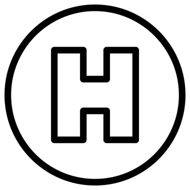 Beyaz arkaplanda hastane vektör illüstrasyonu