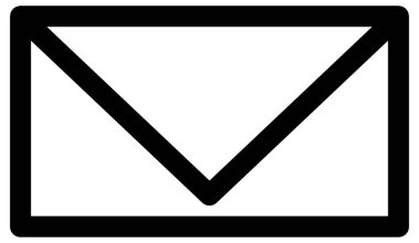 Belgenin siyah ve beyaz vektör simgesi