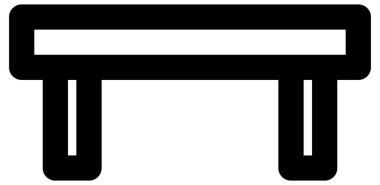 tablo basit vektör simgesi