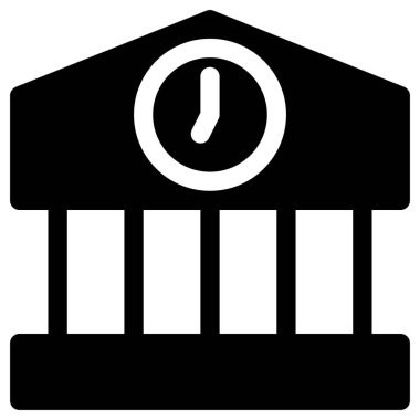 bank basit vektör simgesi