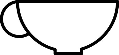 bir fincan çay vektör illüstrasyonu