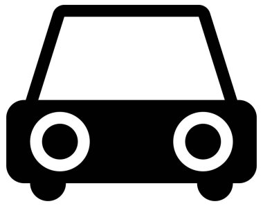 Otomobil Düz Vektör Simgesi