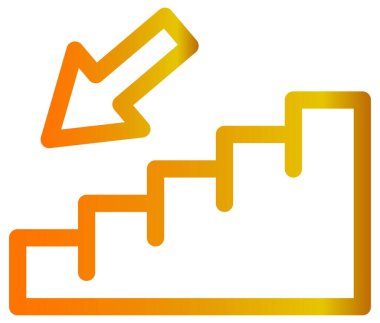 İlerleme çubuğu simgesi. Vektör biçimi yuvarlak açılı, turuncu renk ve beyaz arkaplan içeren düz ikonik semboldür.